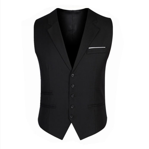 Men's Suit Collar Vest Men's Business Suit Vest Korean Style