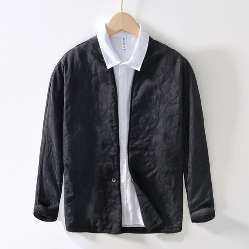 L128 Chinese Style Long-sleeved Cloak Jacket Tang Suit Taois
