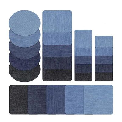 25/20/5 PCS Denim Patches DIY Iron On Denim Elbow Patches Re