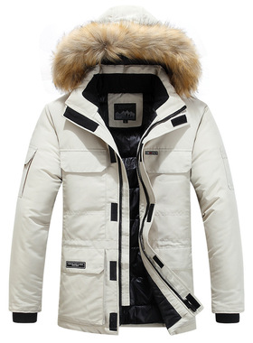 Outer Single Goose Warm Casual Middle-aged Men's Thickened M