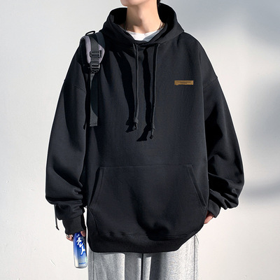 Hooded Sweatshirt Men's American Fashion Brand Heavy Coat Na
