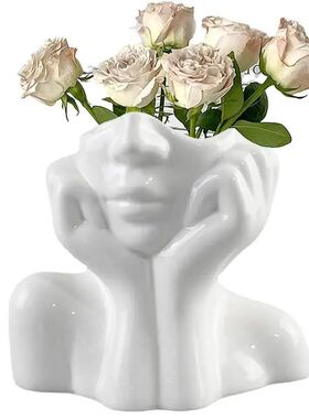 creative Body Vase Female Form Artistic Head Vase Women Face