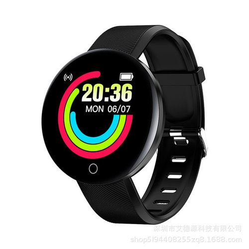 D18s Smart Bracelet Round Screen Heart Rate Health Monitorin