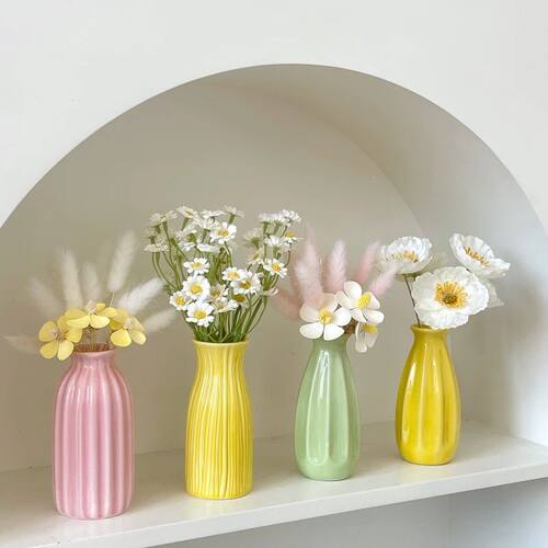Nordic Ceramics Vase Ins Flower Bottle Creative Flower Plant