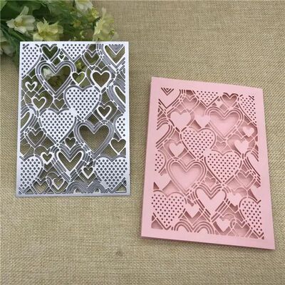 Heart Card Metal Cutting Dies Scrapbooking Album Paper Cards
