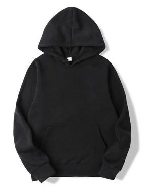 Men's Sweatshirt Velvet Hoodie Printed With Logo Customized