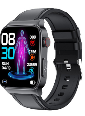 E500 Blood Glucose Smart Watch Heart Rate Blood Oxygen Blood