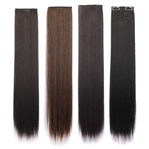 Women's Long Hair Three-piece Long Straight Hair Piece Volum
