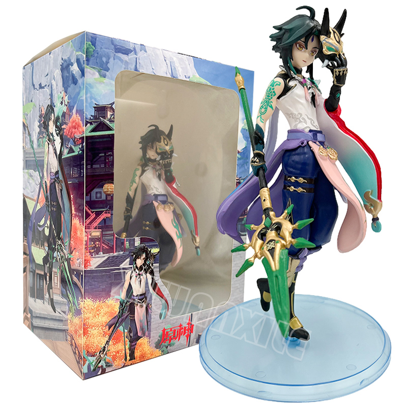 20cm Genshin Impact Xiao Vigilant Yaksha Anime Figure Genshi