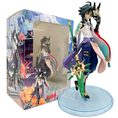 20cm Genshin Impact Xiao Vigilant Yaksha Anime Figure Genshi