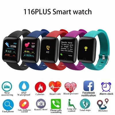 2024 Smartwatch Men 116plu  Blood Pressure Waterproof Smart