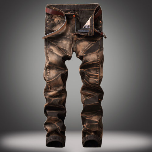 Supply Jeans Men's Four-color Trousers Old Straight Retro Fa
