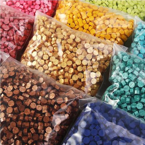 200 Pcs Wax Print Beads Wax Seal for Stamps Wax Lacquer for