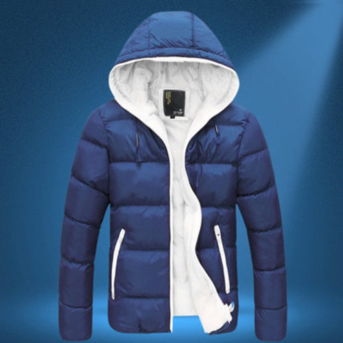 Men's Hooded Cotton Clothing, Men's Down Jacket, Youth Korea