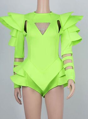 Women Nightclub Stage Costumes for Singer Dj Sexy Atmosphere