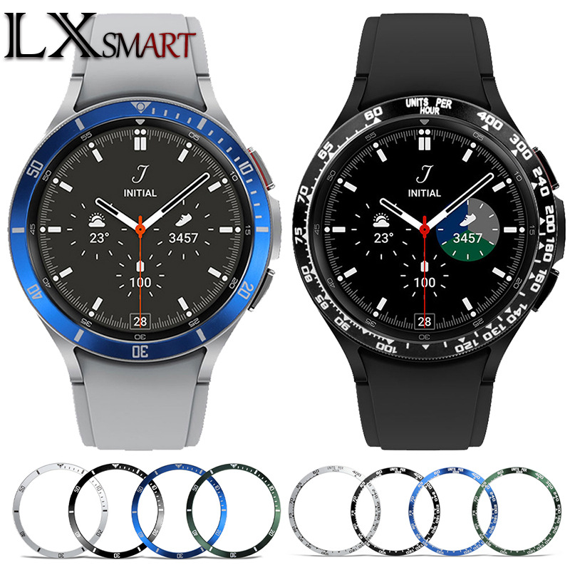 Applicable To  Galaxy Watch 4/5/6 Metal Bezel Water Ghost Ti