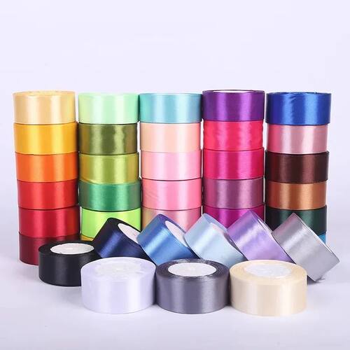 25Yards/Roll Wedding Gift Wrapping Ribbons Bow for DIY Craft