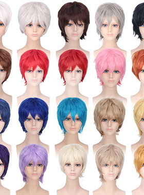 Universal For Anime Men, Hot Selling splay lor Short Hair, H