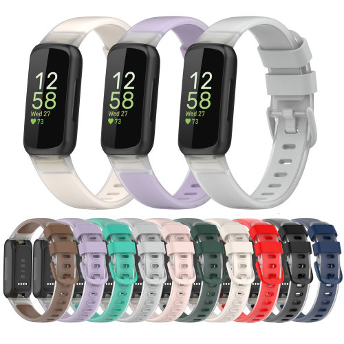 Suitable For Fitbit Inspire3 Bracelet Transparent Silicone T