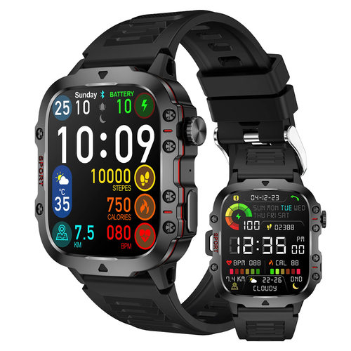 2024qx11 Watch Hd Bluetooth Voice Assistant Outdoor Three-pr