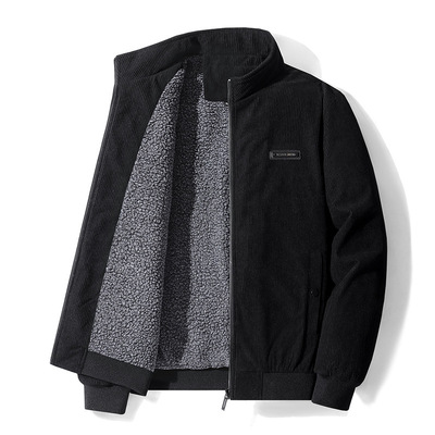 Cotton Coat Men's Corduroy Cotton Coat Thickened Jacket Sher