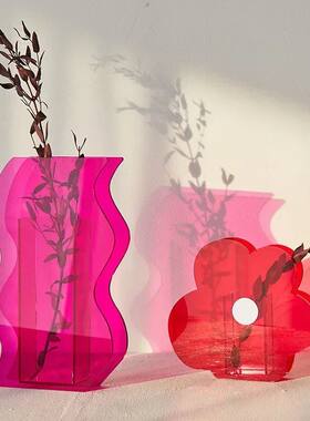 Acrylic Designer Nature Series Nordic Geometric Dried Flower
