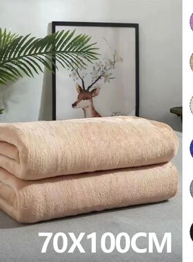 Fluffy Warm Super Soft Flannel Blanket Durable Office Bedspr