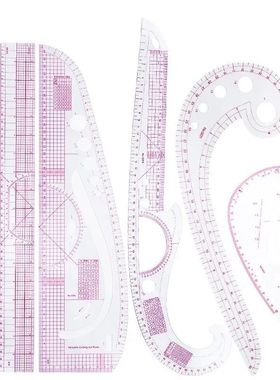 KRABALL French Curve Ruler Soft Patchwork Ruler Measure Tail