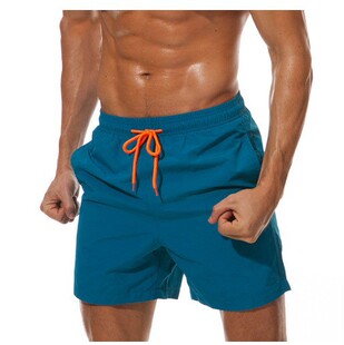 Sports And Leisure Solid Color Men's Quarter Shorts Breathab
