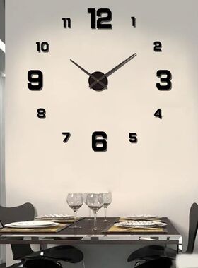 DIY Wall Clock Wall Decoration Home Silent Clock Living Room