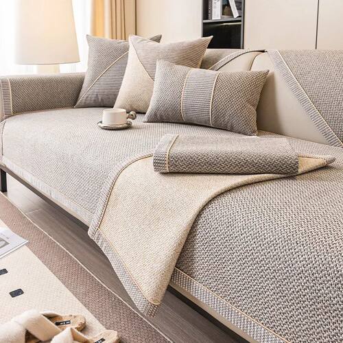 Woven Cotton and Linen Sofa Cushion for All Seasons Universa