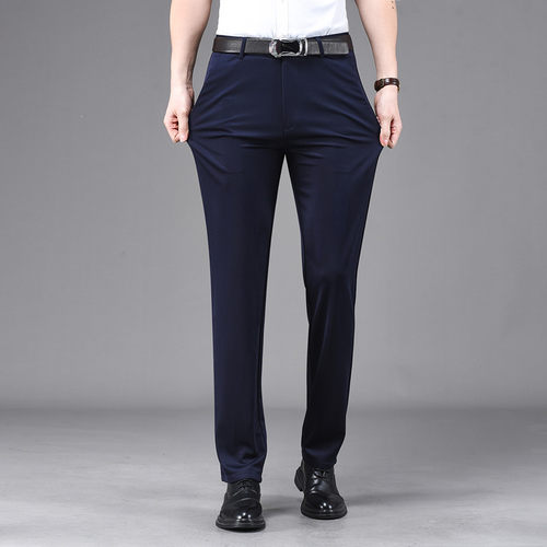 Business Casual Pants Men's Straight Straight Formal Wear Me