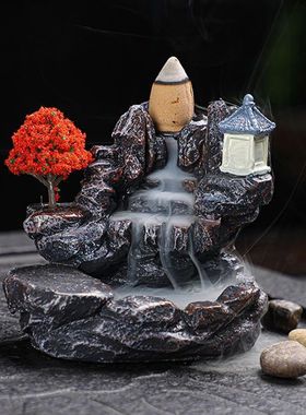 Backflow Incense Holder Waterfall Incense Burner Home Decor
