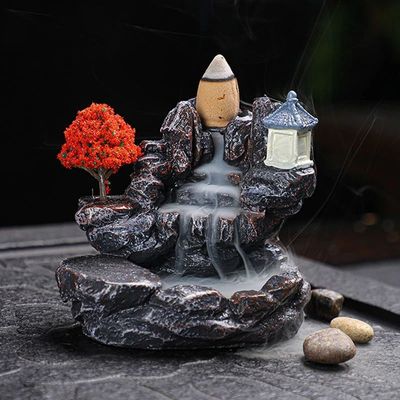 Backflow Incense Holder Waterfall Incense Burner Home Decor