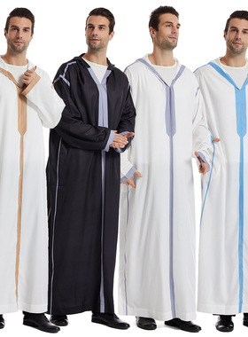 Factory Ready Middle Eastern Men's Robe, Th832, amazon Hot S