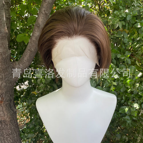 Front Lace 13x4 Hand Hook s Mocha Brown Chemical Fiber Headg
