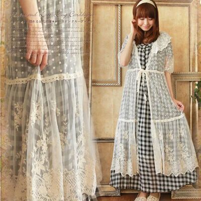 Harajuku Mori Girl Sweet Shirt Women Clothing Soft Lace Flor