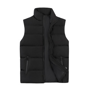 Men Loose Cotton Casual Down Plus Vest Siz