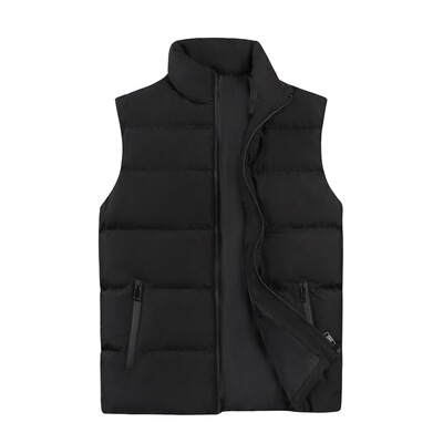 Vest Men's Down Cotton Vest Vest Men's Casual Loose Plus Siz