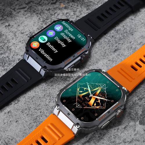 K57pro Call Smart Watch Music Weather 1.96 Inch Heart Rate B