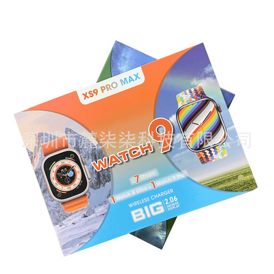 Huaqiangbei Xs9 Pro Max Smart Watch Bluetooth Call 7in2 Dual