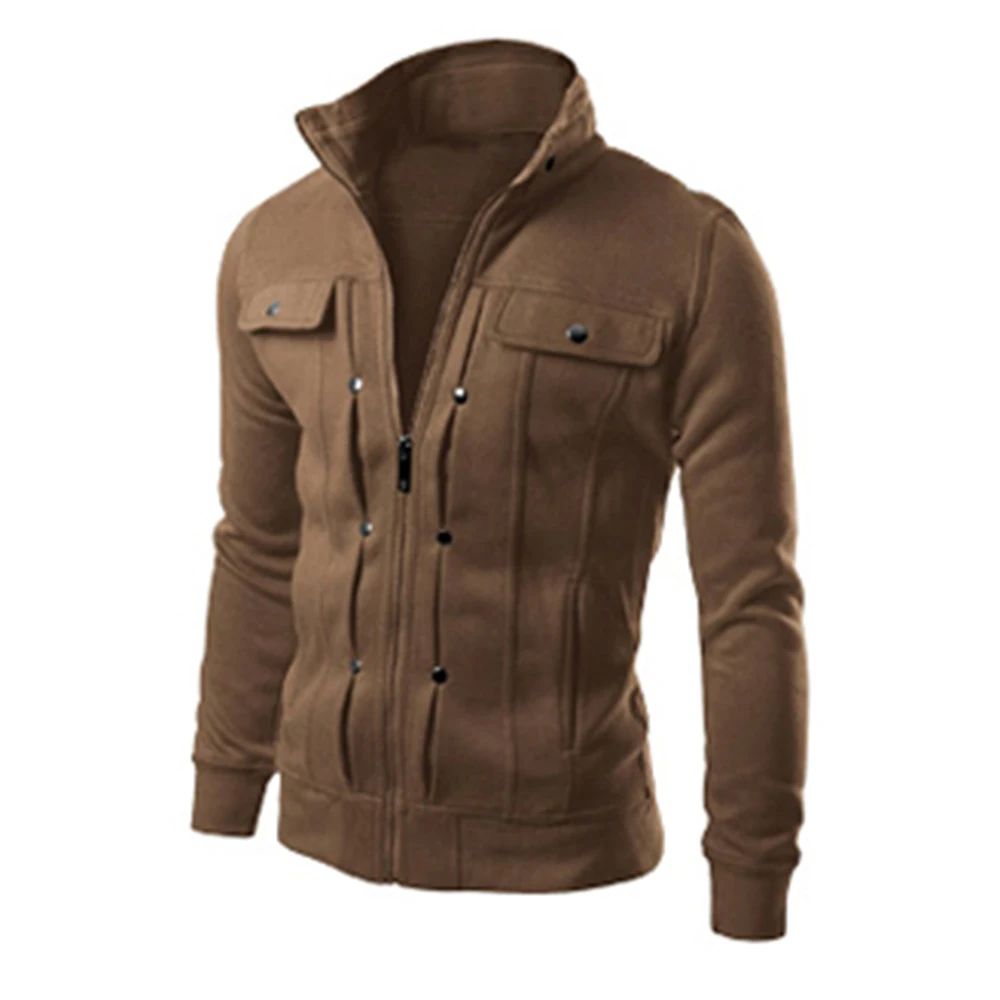 Hoodie Fleece Cardigan Hooded Coat Men's Hoodies Sweatshirts