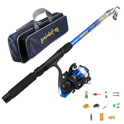 Fishing Rod Suit With Reel Portable Accessories Fishing Bag