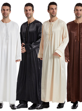 Factory Ready Middle Eastern Men's Robe, Th831, amazon Hot S