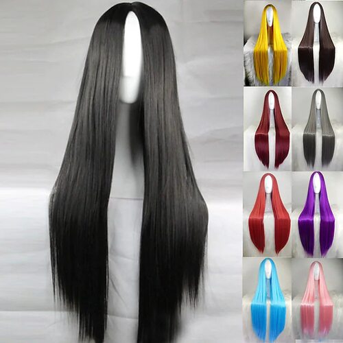 Splaycos 80cm B Long Straight Hair High Temperature Silk Mul