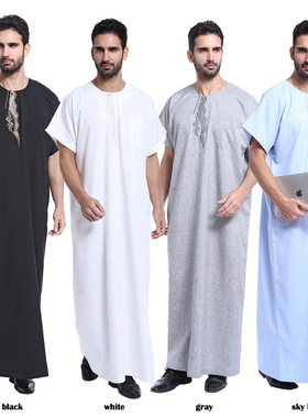 Ready Stock Of Middle Eastern Men's Robes, Th801, Hot Sale