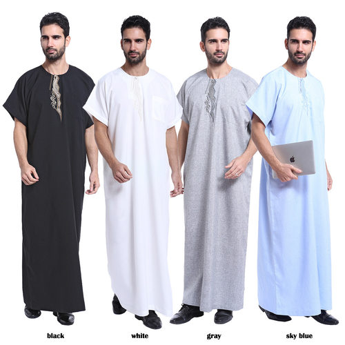 Ready Stock Of Middle Eastern Men's Robes, Th801, Hot Sale