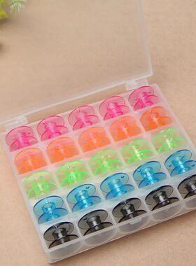 25Pcs/Set Plastic Threads Bobbins Sewing Machine Spools DIY