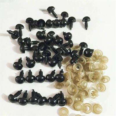 50pcs 5/6/7/8/9/10/12/14/16/18/20/22/24mm Eyeball Doll Acces