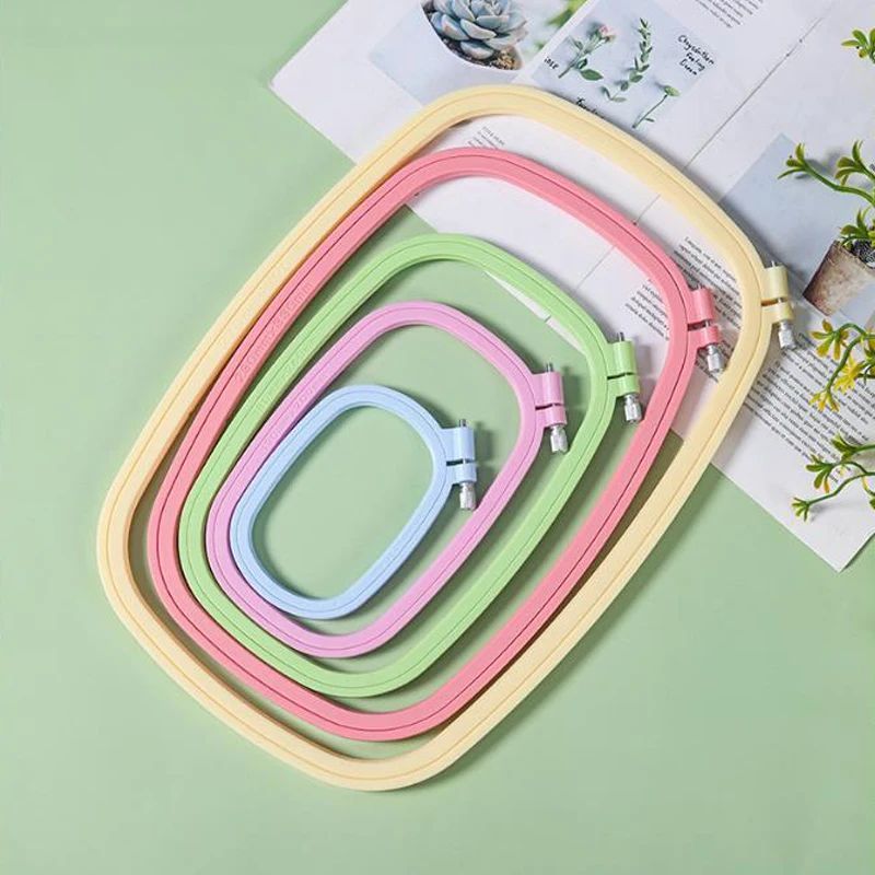 ABS Plastic Rectangular Hand Embroidery Frame,Square Embroid